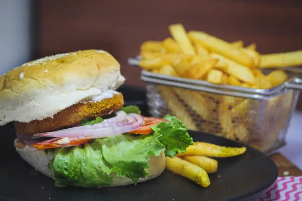 burger cu pește
