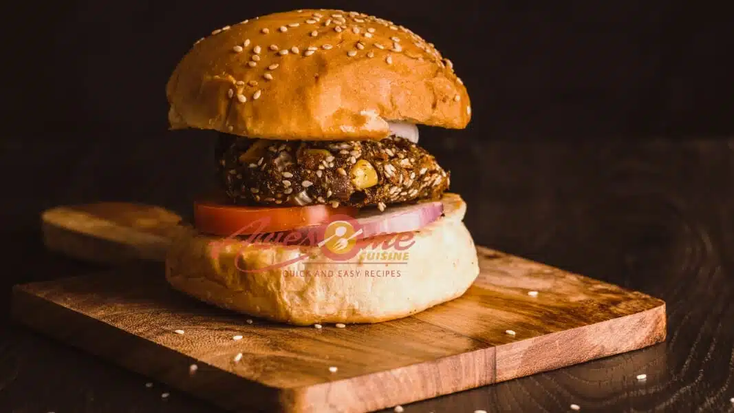 burger cu brânză paneer